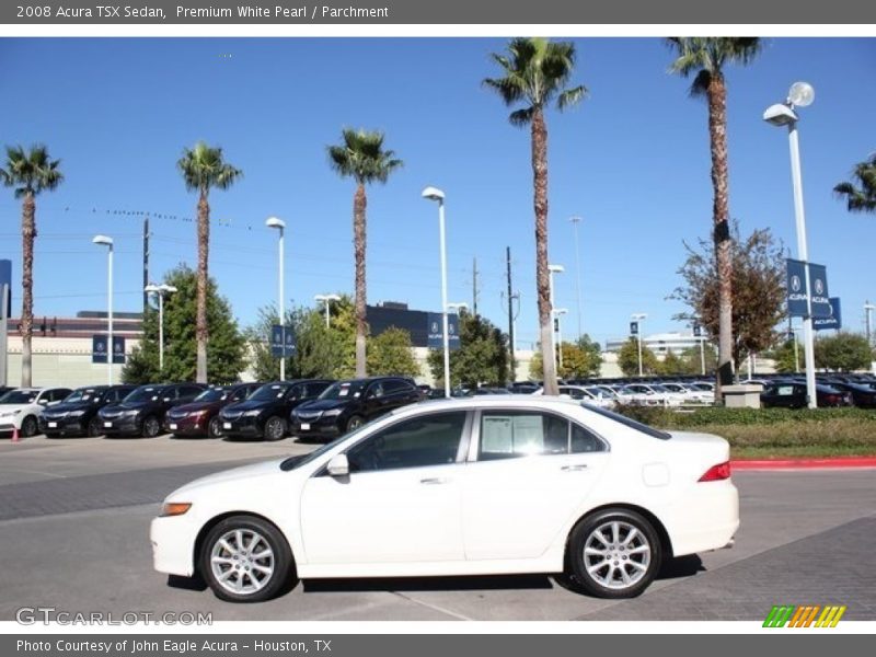 Premium White Pearl / Parchment 2008 Acura TSX Sedan