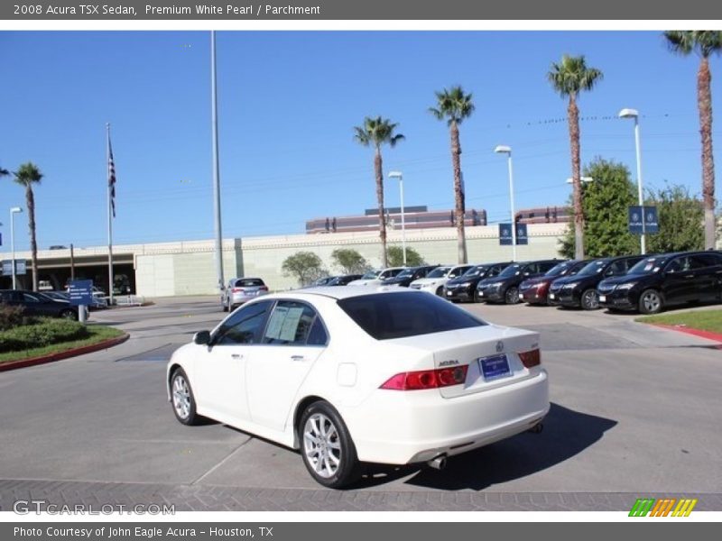 Premium White Pearl / Parchment 2008 Acura TSX Sedan