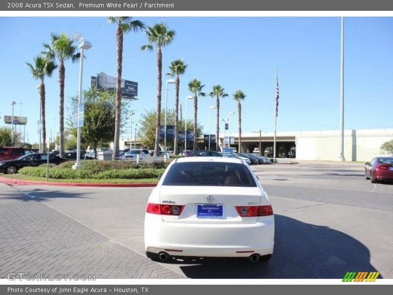 Premium White Pearl / Parchment 2008 Acura TSX Sedan