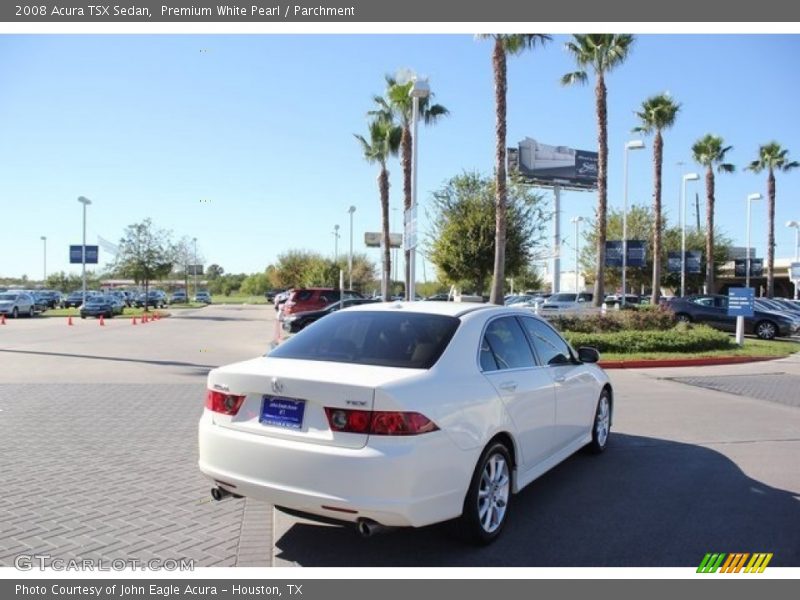 Premium White Pearl / Parchment 2008 Acura TSX Sedan