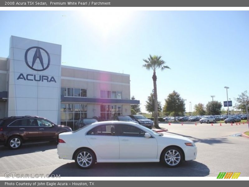 Premium White Pearl / Parchment 2008 Acura TSX Sedan