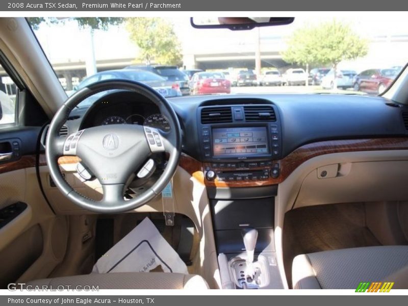 Premium White Pearl / Parchment 2008 Acura TSX Sedan