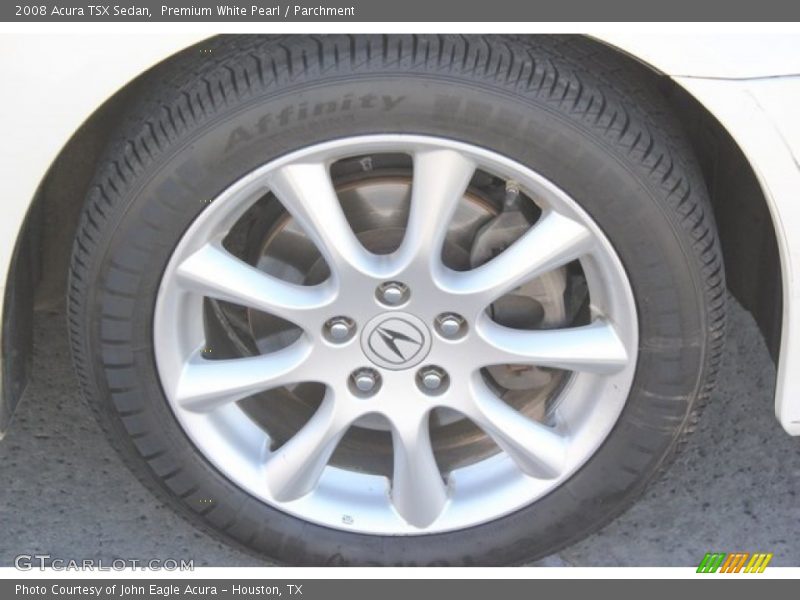 Premium White Pearl / Parchment 2008 Acura TSX Sedan