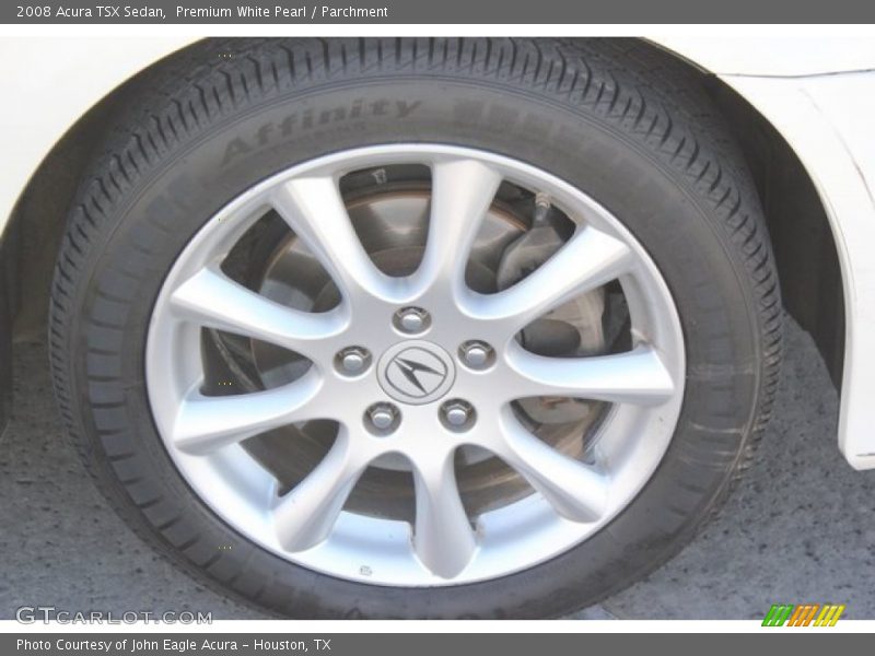Premium White Pearl / Parchment 2008 Acura TSX Sedan