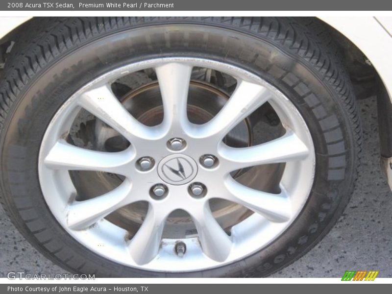 Premium White Pearl / Parchment 2008 Acura TSX Sedan
