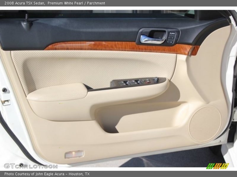 Premium White Pearl / Parchment 2008 Acura TSX Sedan