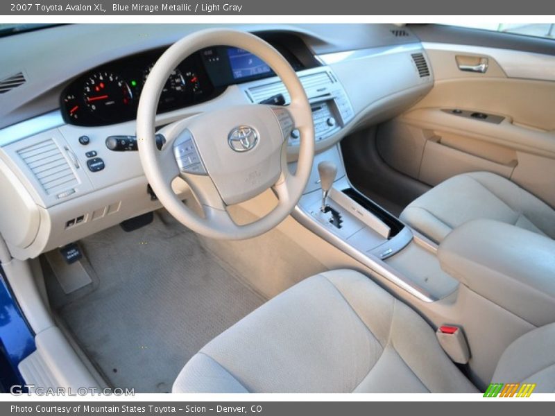 Blue Mirage Metallic / Light Gray 2007 Toyota Avalon XL