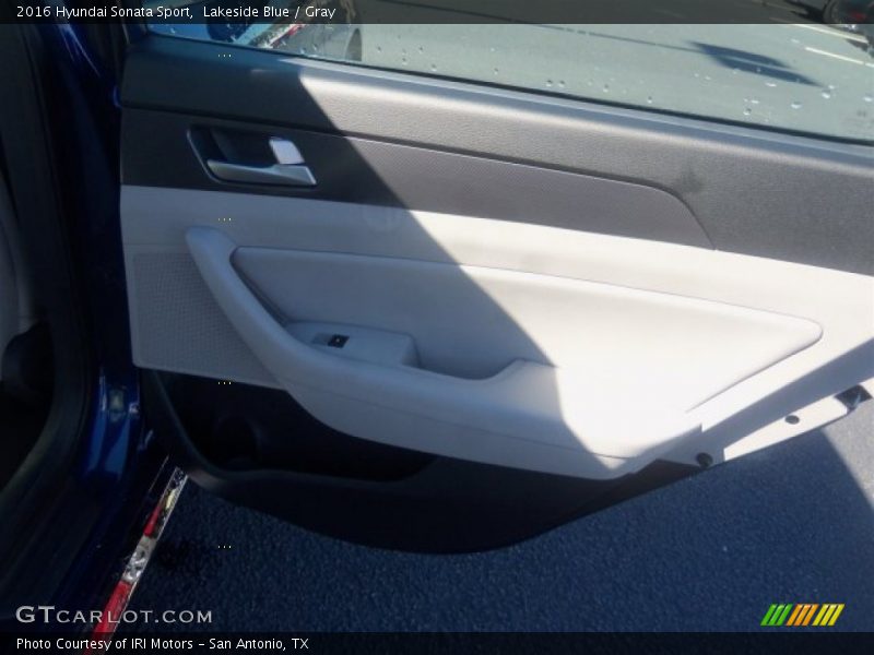 Lakeside Blue / Gray 2016 Hyundai Sonata Sport
