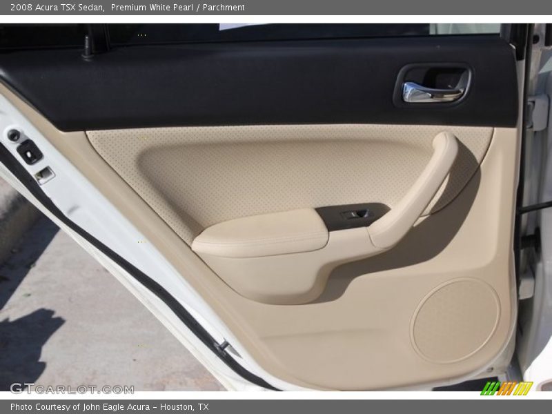 Premium White Pearl / Parchment 2008 Acura TSX Sedan