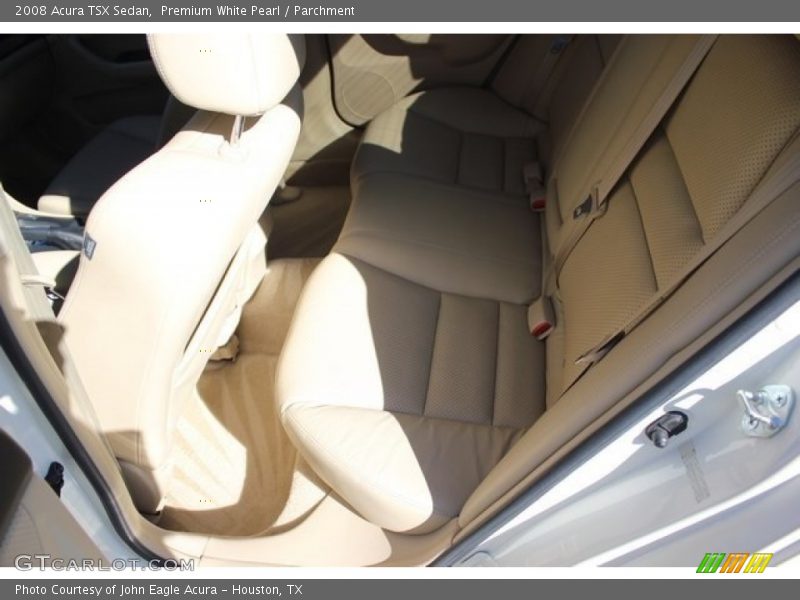 Premium White Pearl / Parchment 2008 Acura TSX Sedan