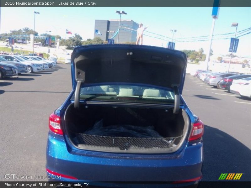 Lakeside Blue / Gray 2016 Hyundai Sonata Sport