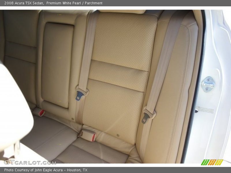Premium White Pearl / Parchment 2008 Acura TSX Sedan