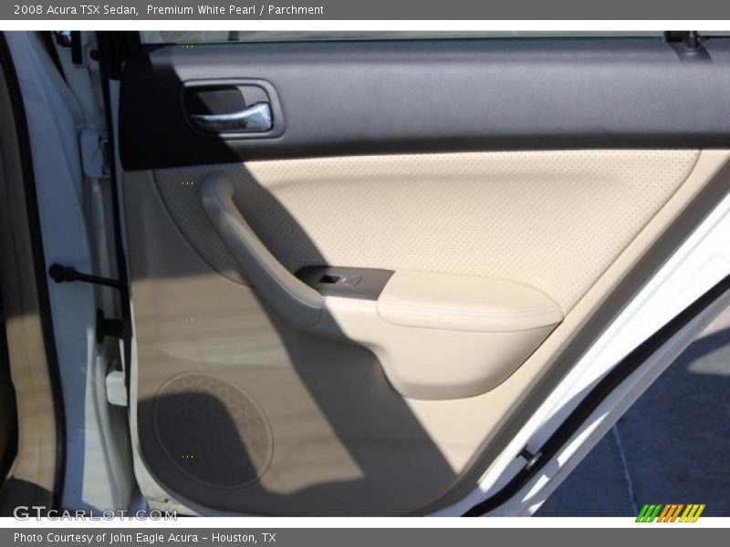 Premium White Pearl / Parchment 2008 Acura TSX Sedan