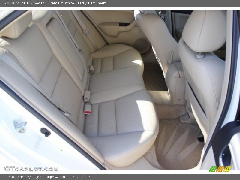 Premium White Pearl / Parchment 2008 Acura TSX Sedan