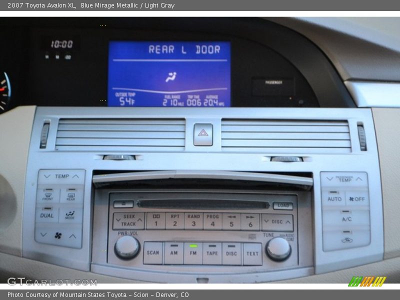 Blue Mirage Metallic / Light Gray 2007 Toyota Avalon XL