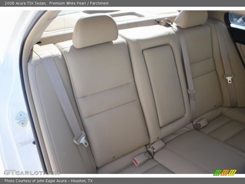Premium White Pearl / Parchment 2008 Acura TSX Sedan