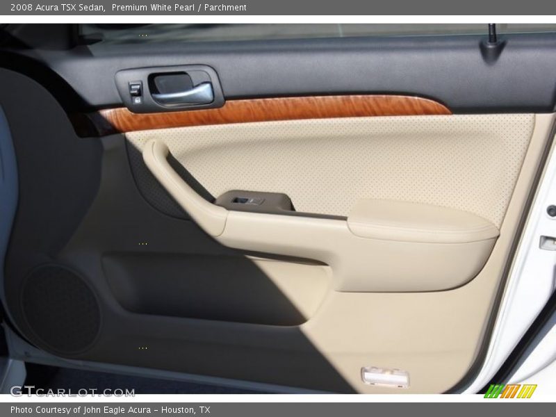 Premium White Pearl / Parchment 2008 Acura TSX Sedan