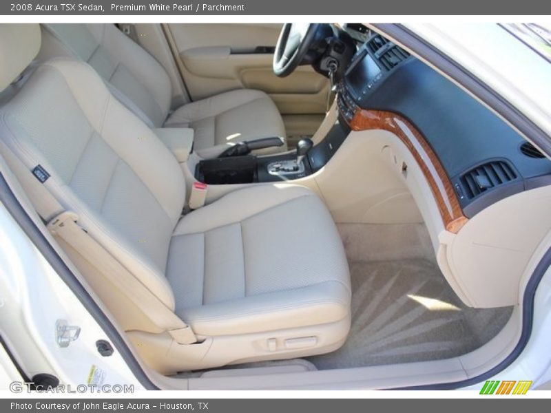 Premium White Pearl / Parchment 2008 Acura TSX Sedan