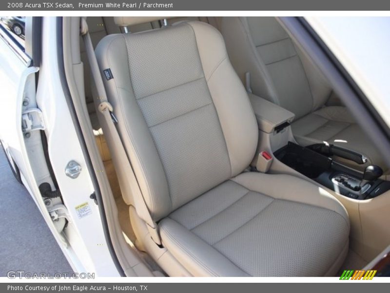 Premium White Pearl / Parchment 2008 Acura TSX Sedan
