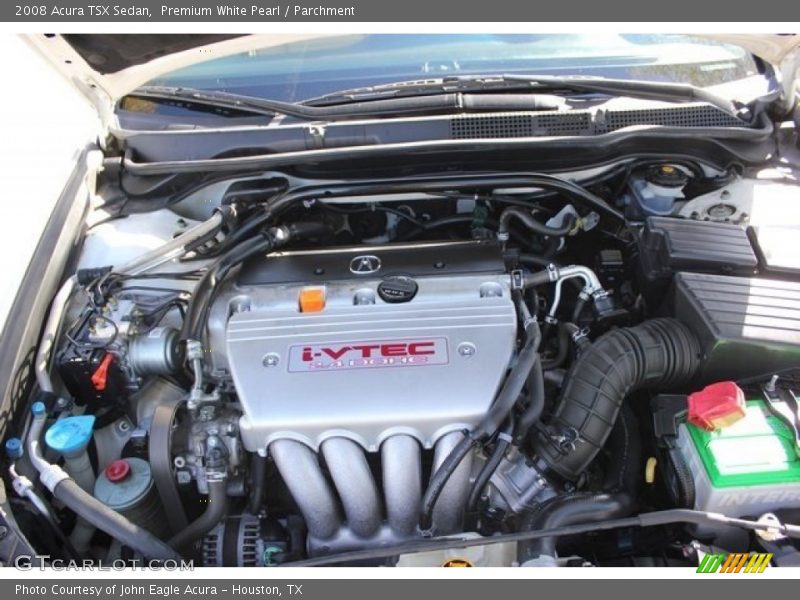 Premium White Pearl / Parchment 2008 Acura TSX Sedan