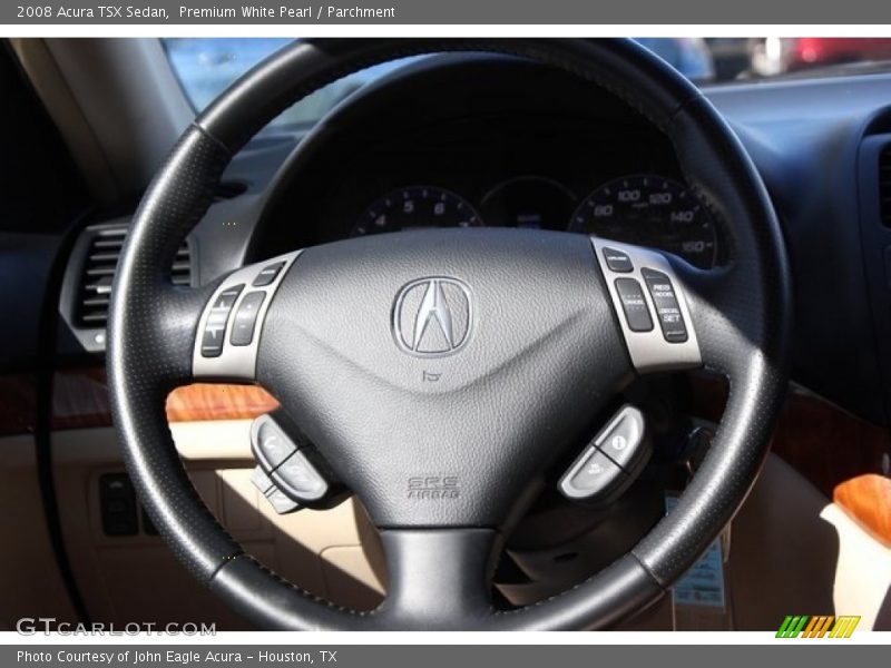 Premium White Pearl / Parchment 2008 Acura TSX Sedan