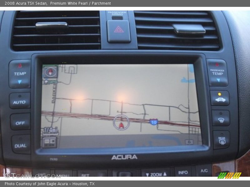 Premium White Pearl / Parchment 2008 Acura TSX Sedan