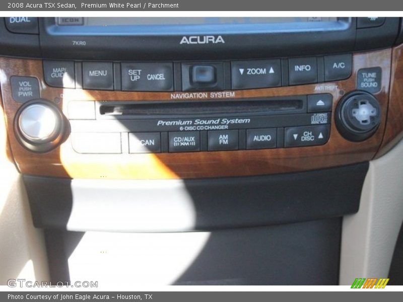 Premium White Pearl / Parchment 2008 Acura TSX Sedan