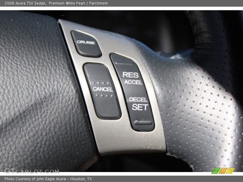 Premium White Pearl / Parchment 2008 Acura TSX Sedan