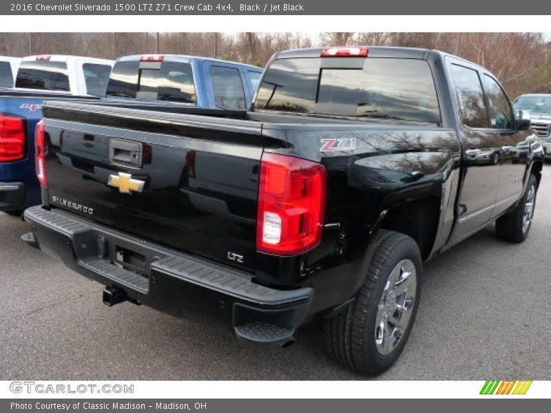 Black / Jet Black 2016 Chevrolet Silverado 1500 LTZ Z71 Crew Cab 4x4