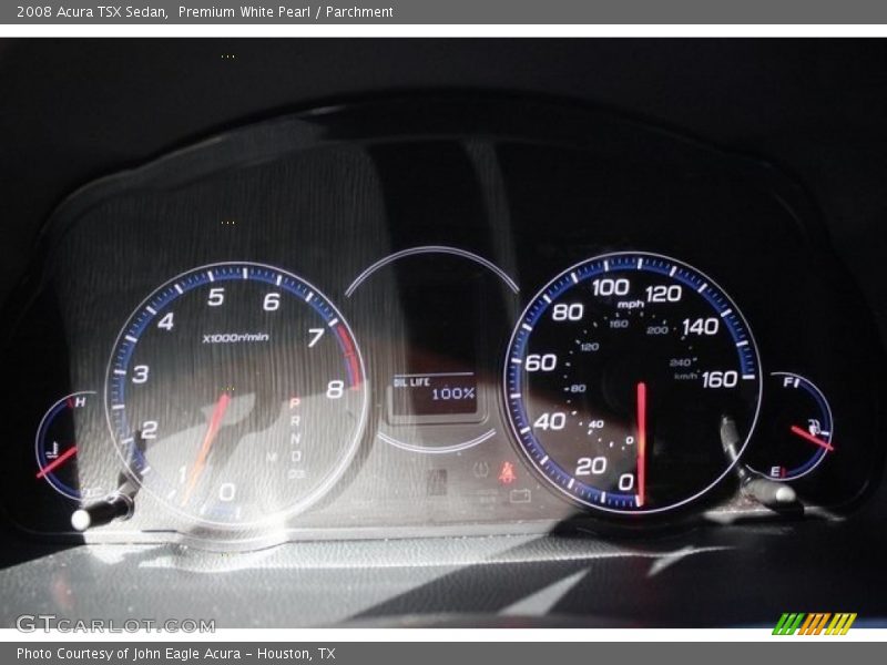 Premium White Pearl / Parchment 2008 Acura TSX Sedan