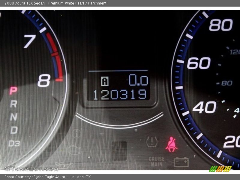 Premium White Pearl / Parchment 2008 Acura TSX Sedan