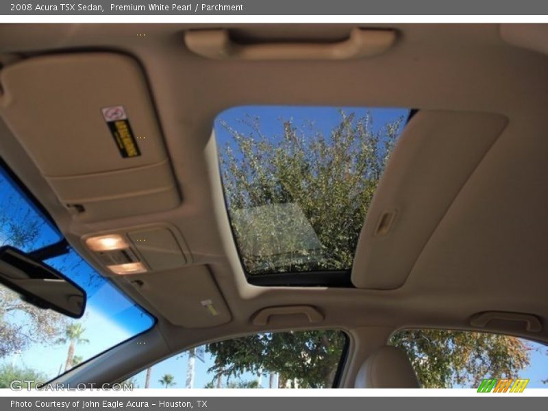 Premium White Pearl / Parchment 2008 Acura TSX Sedan