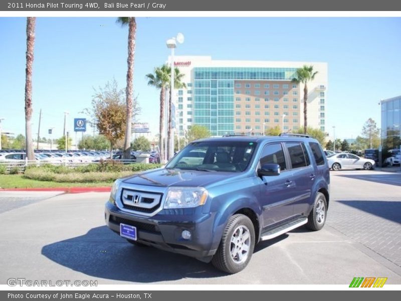 Bali Blue Pearl / Gray 2011 Honda Pilot Touring 4WD