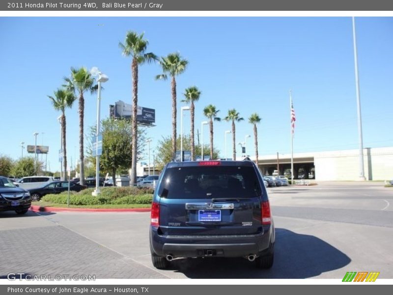 Bali Blue Pearl / Gray 2011 Honda Pilot Touring 4WD
