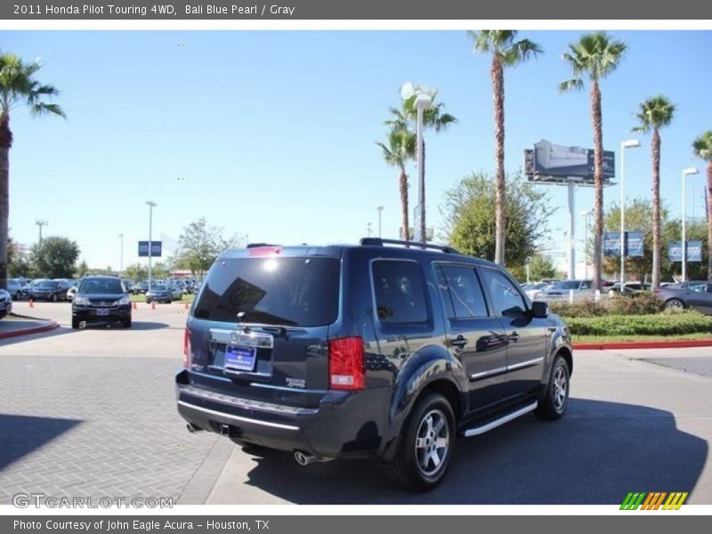 Bali Blue Pearl / Gray 2011 Honda Pilot Touring 4WD