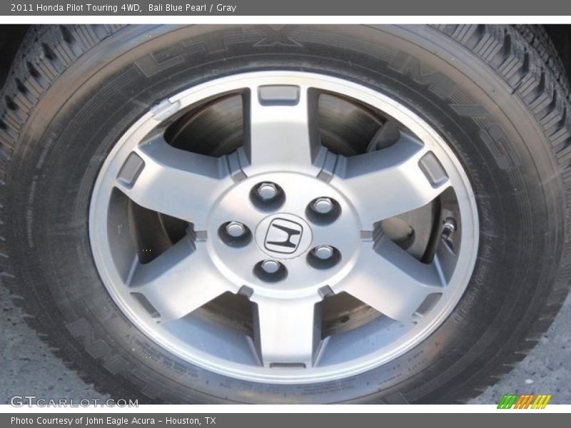 Bali Blue Pearl / Gray 2011 Honda Pilot Touring 4WD