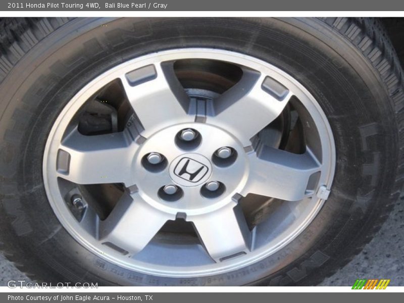 Bali Blue Pearl / Gray 2011 Honda Pilot Touring 4WD