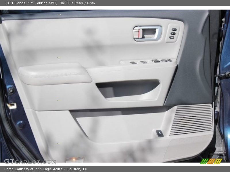 Bali Blue Pearl / Gray 2011 Honda Pilot Touring 4WD