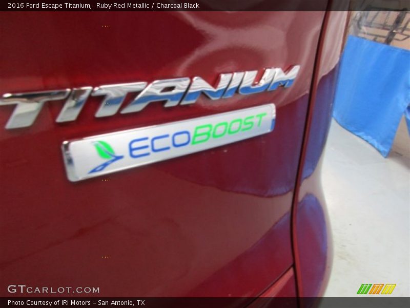 Ruby Red Metallic / Charcoal Black 2016 Ford Escape Titanium