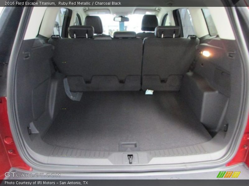 Ruby Red Metallic / Charcoal Black 2016 Ford Escape Titanium
