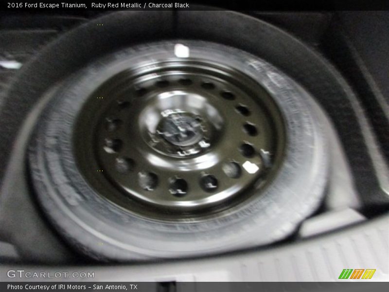 Ruby Red Metallic / Charcoal Black 2016 Ford Escape Titanium