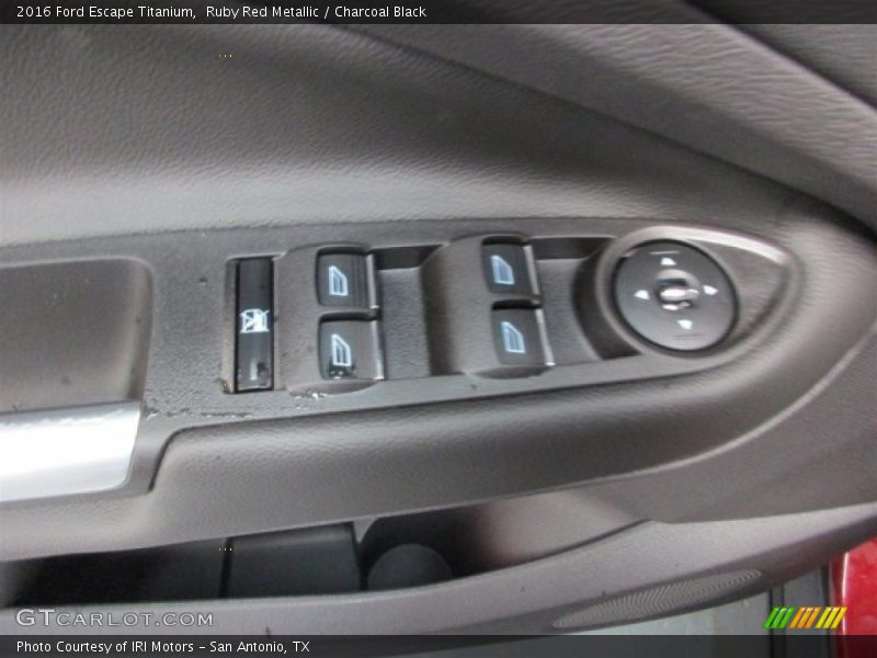 Ruby Red Metallic / Charcoal Black 2016 Ford Escape Titanium