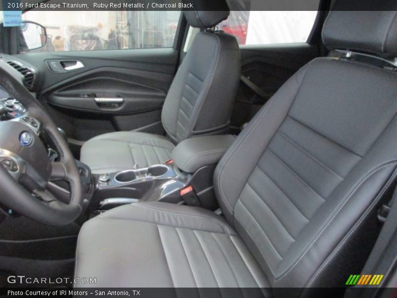 Ruby Red Metallic / Charcoal Black 2016 Ford Escape Titanium