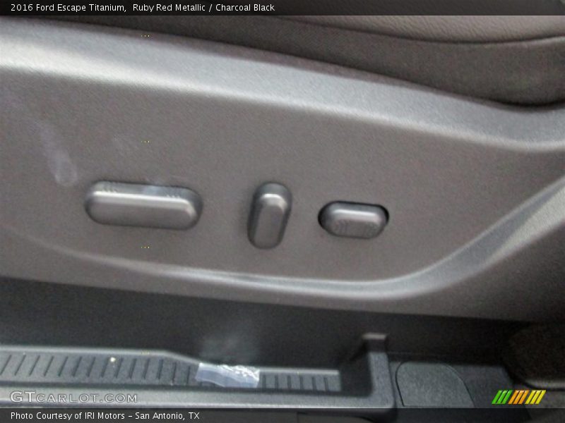 Ruby Red Metallic / Charcoal Black 2016 Ford Escape Titanium