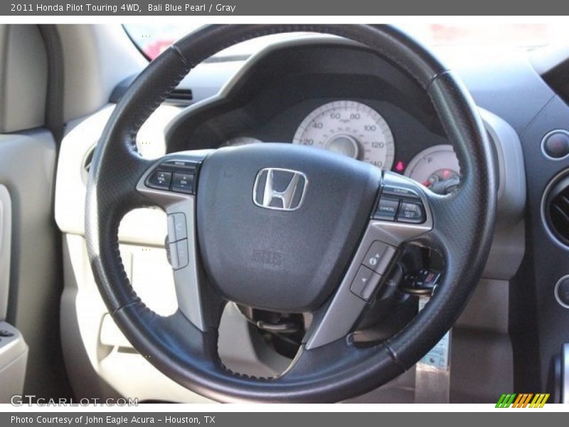 Bali Blue Pearl / Gray 2011 Honda Pilot Touring 4WD
