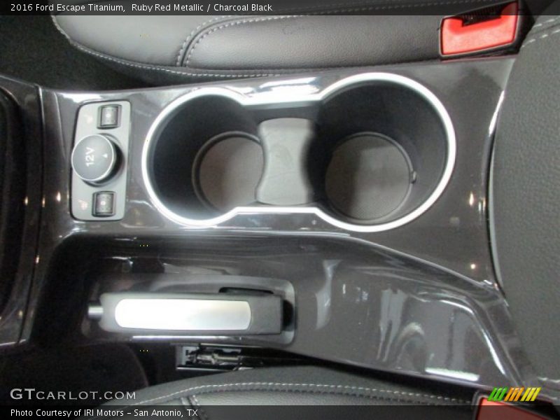 Ruby Red Metallic / Charcoal Black 2016 Ford Escape Titanium