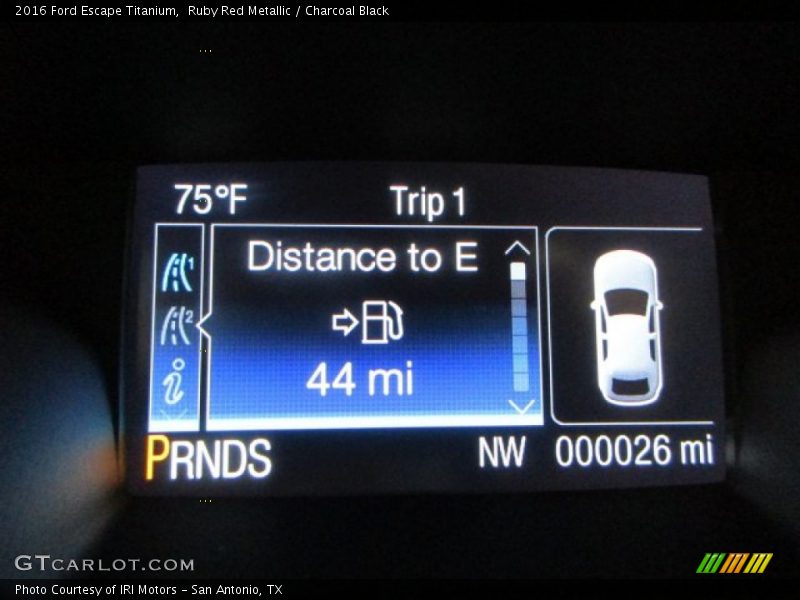 Ruby Red Metallic / Charcoal Black 2016 Ford Escape Titanium