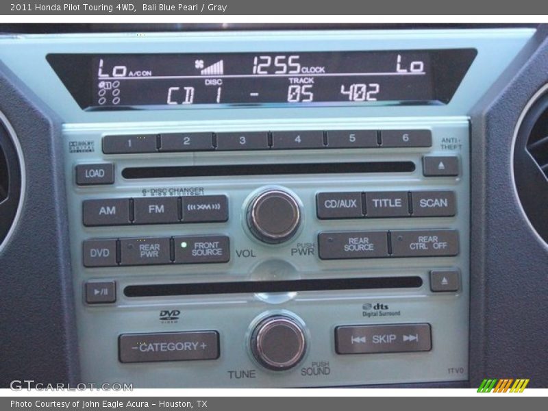 Bali Blue Pearl / Gray 2011 Honda Pilot Touring 4WD