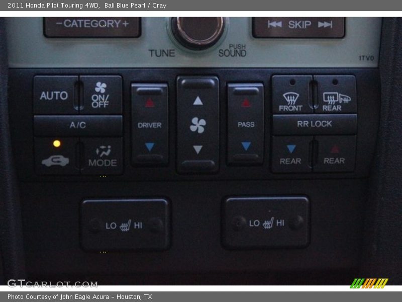 Bali Blue Pearl / Gray 2011 Honda Pilot Touring 4WD
