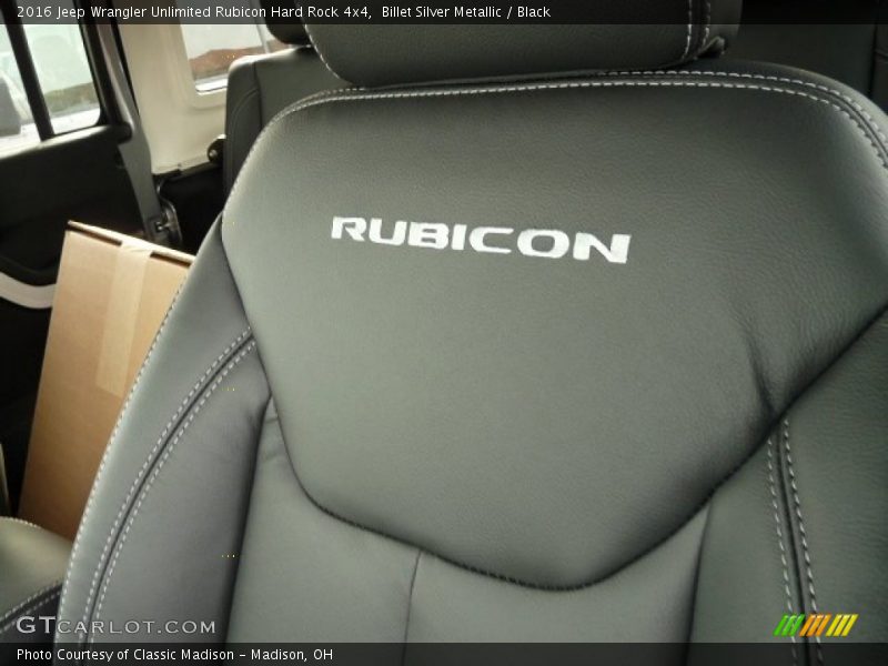 Billet Silver Metallic / Black 2016 Jeep Wrangler Unlimited Rubicon Hard Rock 4x4